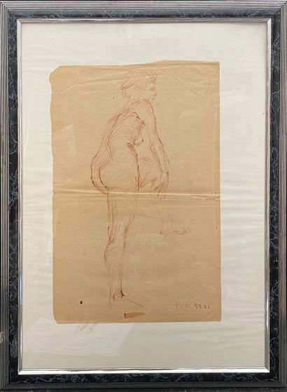 Bertalan PÓR (1880-1964)
Nude study
Ink signed...