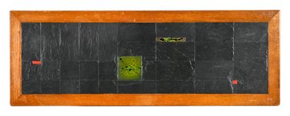 Coffee table, wooden structure, lacquered...