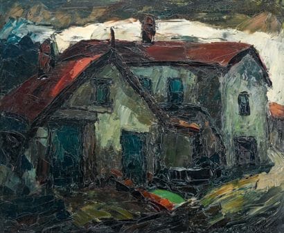 VAGH WEINMANN
Village street
Oil on canvas...