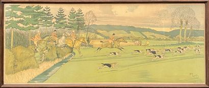 Harry ELIOTT (1882-1959)
Hunting
Print signed...
