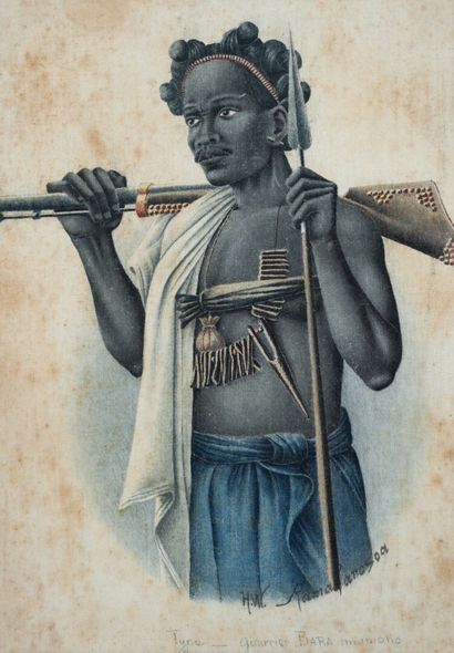 MALGACHE SCHOOL, early 20th century - HW....