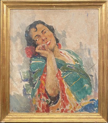 Louis AZEMA (1876-1963)
Portrait of a Gypsy...