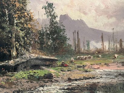 GODCHAUX, 19th century
Surroundings of Bagnères...