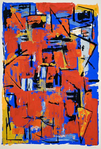 Alexandre ISTRATI (1915-1991)
Abstraction
Stencil...