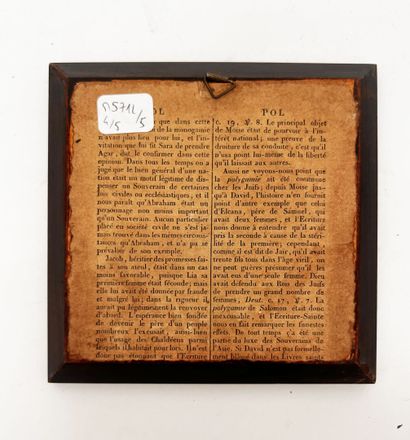 Set of five 19th-century miniatures, some...