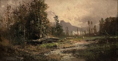 GODCHAUX, 19th century
Surroundings of Bagnères...