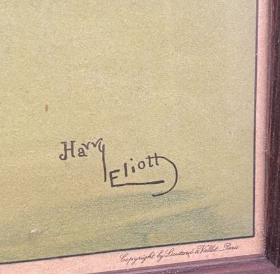 Harry ELIOTT (1882-1959)
Hunting
Print signed...