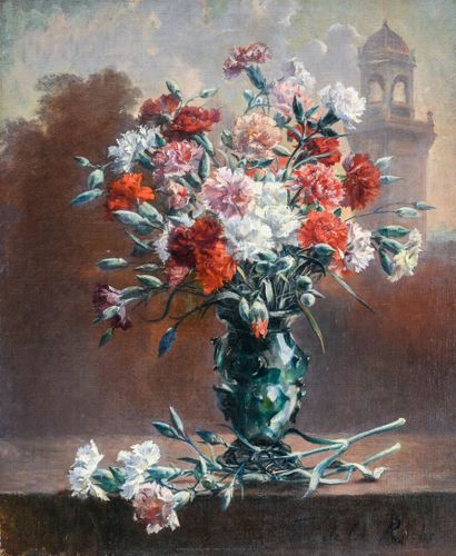 20th CENTURY FRENCH SCHOOL, F. De La ROCHE
Bouquet...