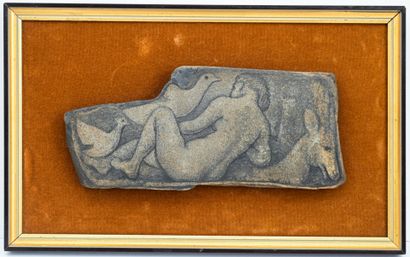 Marcel DELARIS (1911-1995)
Bather with donkey...