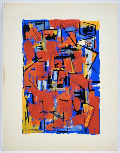 Alexandre ISTRATI (1915-1991)
Abstraction
Stencil...