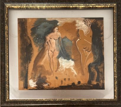 20th CENTURY FRENCH SCHOOL
Adam and Eve
Watercolor...