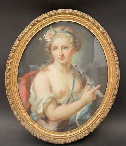 FRENCH SCHOOL in the Louis XVI style
Portrait...