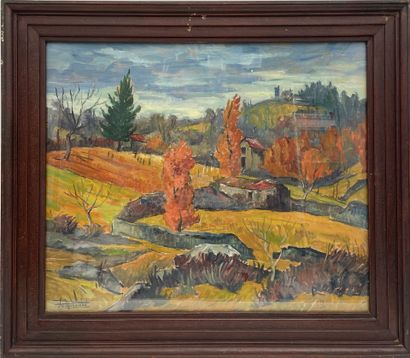 Antoine JACQUEMOND (1885-1970)
Landscape...