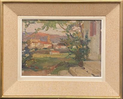 Paul Michel DUPUY (1869-1949)
View of a village
Oil...