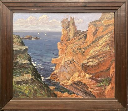 Paul ESNOUL (1882-1960)
Sailboats on the...