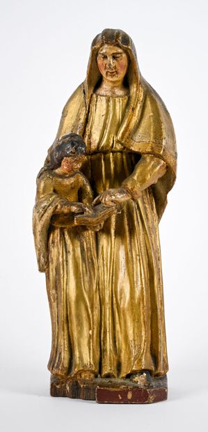 FRENCH WORK 18th century
Saint Anne educating...