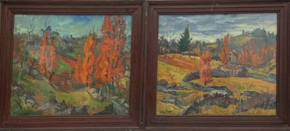 Antoine JACQUEMOND (1885-1970)
Landscape...