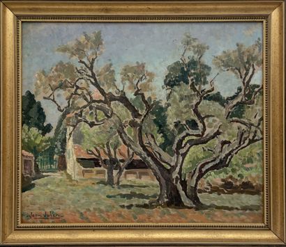 Jean JULIEN (1888-1974)
Olivier
Oil on isorel...