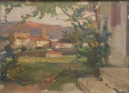 Paul Michel DUPUY (1869-1949)
View of a village
Oil...