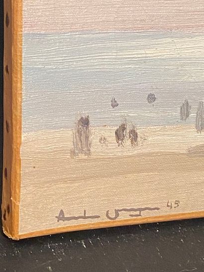 André VERGER (1912-1990)
Lively beach
Oil...