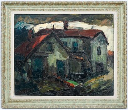 VAGH WEINMANN
Village street
Oil on canvas...