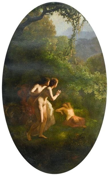 FRENCH SCHOOL 19th century
Allegory
Oil on...