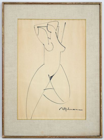 Raymond ESPINASSE (1897-1985)
Female nude
Ink...