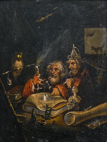 Attributed to Eugenio LUCAS VELASQUEZ (1817-1870)
Interior...