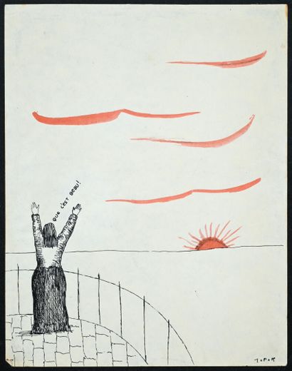 Roland TOPOR (1938-1997)
Que c'est Beau!
India...
