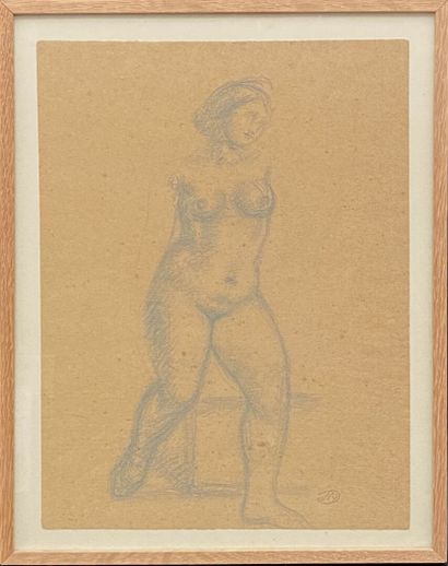 Aristide MAILLOL (1861-1944)
Standing nude,...