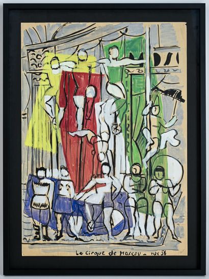 Pierre JOURDA (1931-2007)
The Moscow Circus,...
