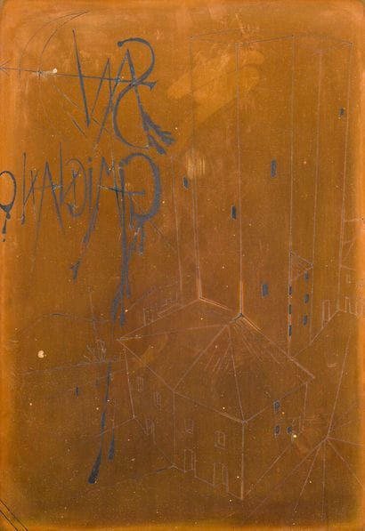 Pierre-Yves TRÉMOIS (1921-2020)
San Gimignano
Engraved...