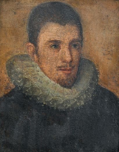 CLOUET SCHOOL
Portrait of a man with a strawberry
Oil...