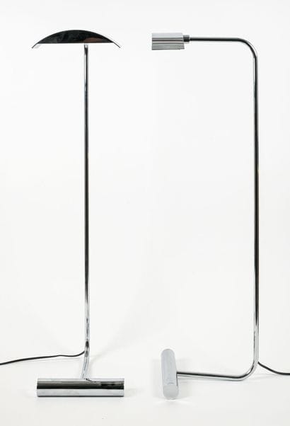 Christian LIAIGRE (born 1943)
Pair of chrome-plated...