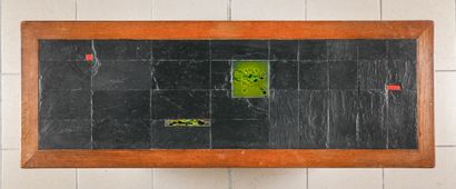 Attributed to Pierre LEBE 
Coffee table,...