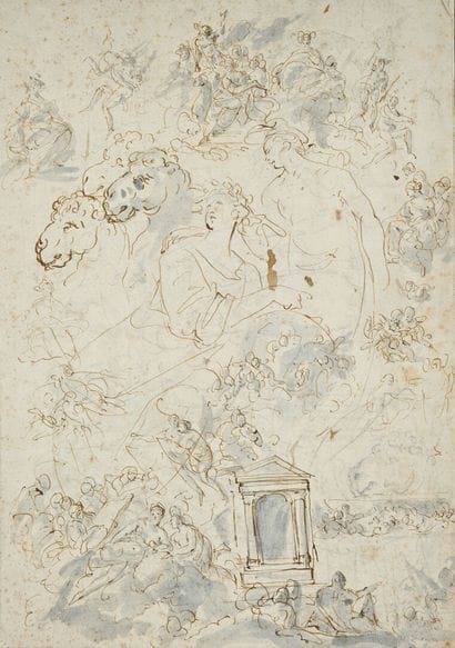 18th CENTURY ITALIAN SCHOOL
Study
Ink and...
