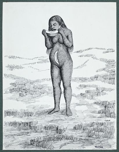 Roland TOPOR (1938-1997)
The watermelon woman
India...