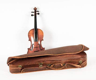 Violin with label 