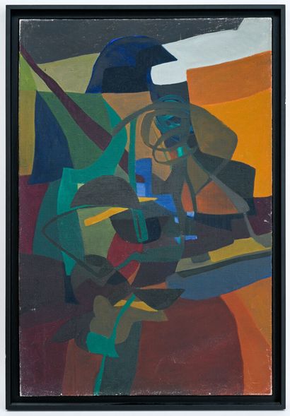 Pierre JOURDA (1931-2007)
Demoiselle au chapeau...