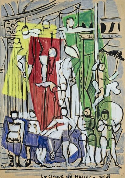 Pierre JOURDA (1931-2007)
The Moscow Circus,...