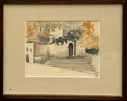 20th CENTURY ORIENTALIST SCHOOL
The steps
Pencil...