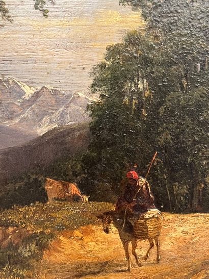 ORIENTALIST SCHOOL, late 19th century
Mountain...
