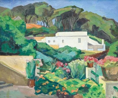 Camille LEROY (1905-1995)
House and garden...