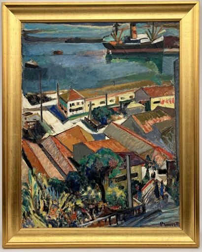 Pierre PRUVOST (1921-2008)
Port of Bougie,...
