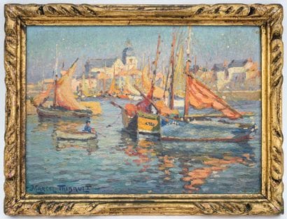 Marcel THIBAULT (1898-1944)
Voiliers au port
Huile...