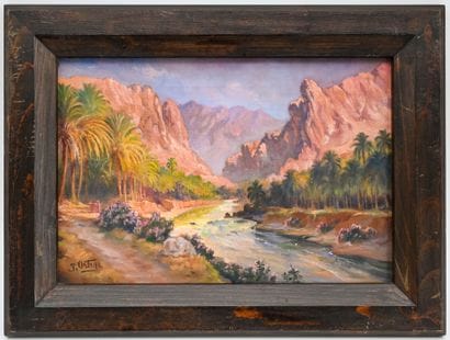 José ORTEGA (1877-1955)
Wadi at El Kantara
Oil...