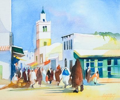 Noureddine LIMAM (XX-XXIth)
Sidi Bou Saïd,...
