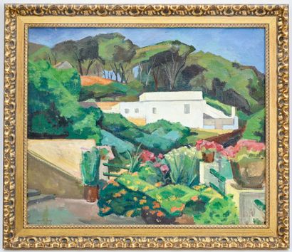 Camille LEROY (1905-1995)
House and garden...