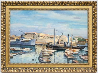 André HÉBUTERNE (1892-1979) 
Mediterranean...