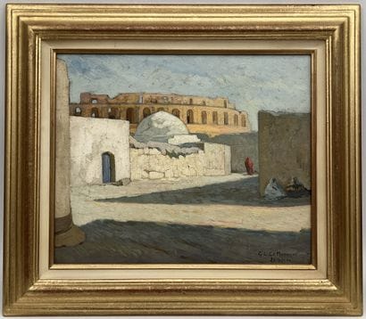 Gaston Louis LE MONNIER (1907-?)
El Djen..
Oil...